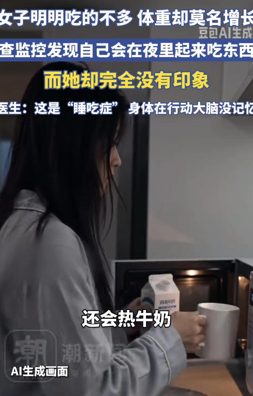 杭州一位张女士最近遇到件怪事：明明吃得不多，体重却蹭蹭往上涨。
她越想越不对劲，