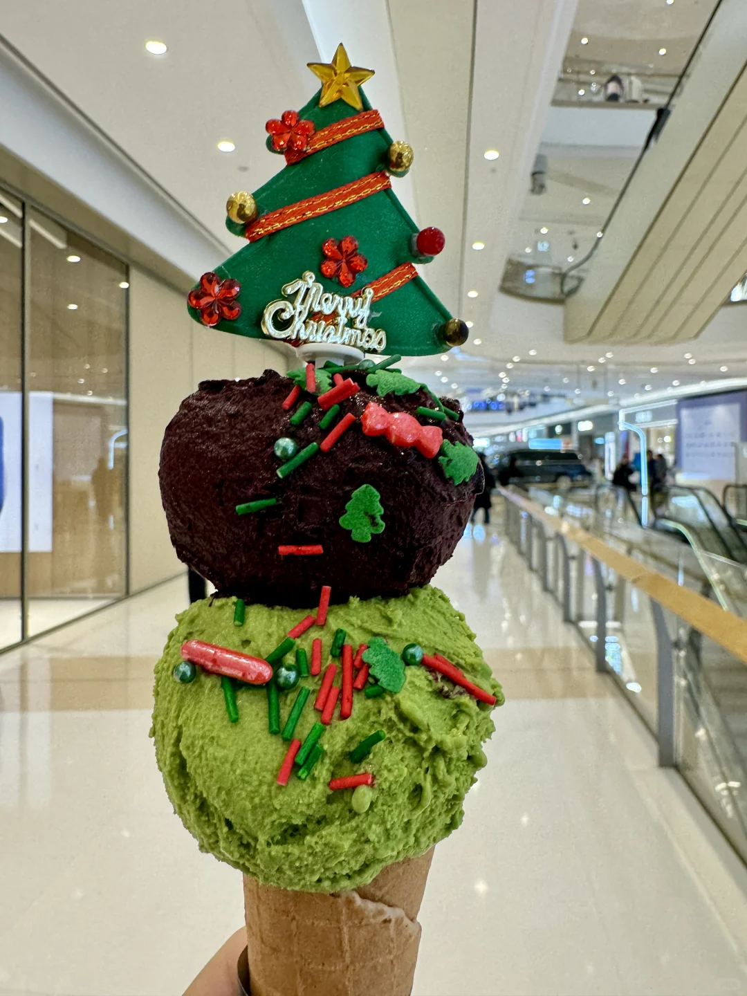 温州！！终于有了！！圣诞树gelato🌲！！