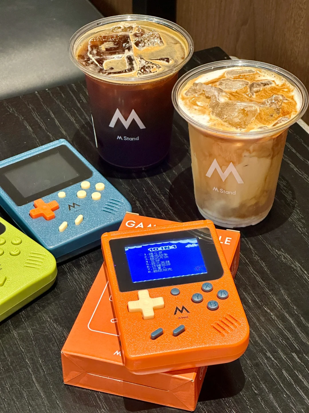 拿到了！！M Stand彩屏复古游戏机🕹️