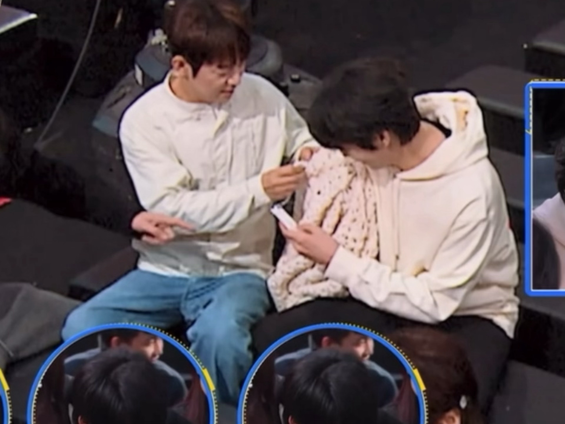 勋何的家属感魏大勋乖乖帮何老师拿衣服(*´▽｀*)魏大勋乖乖帮何老师拿衣服