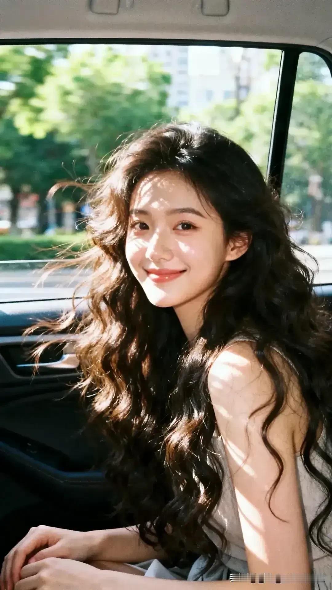 贵州icon最美校花的颜值太能打！一头柔顺长发尽显温柔，整体气质清新脱俗，说她是