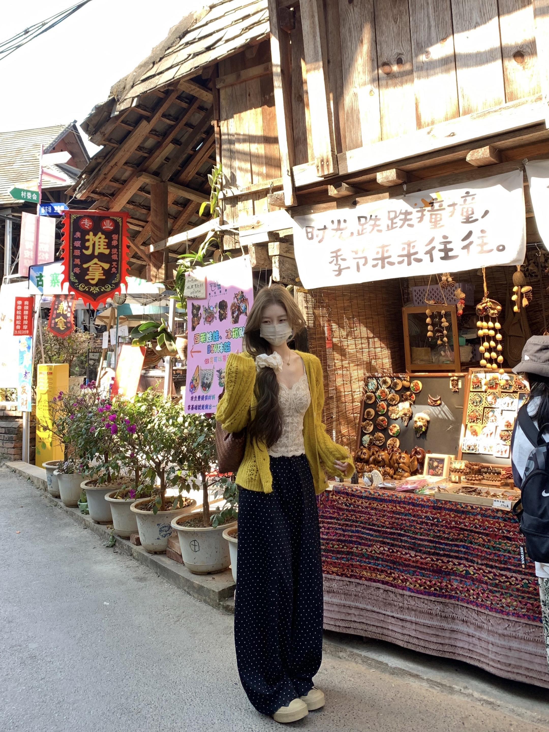 春季穿搭 毛衣开衫 亮色系 穿搭 氛围感