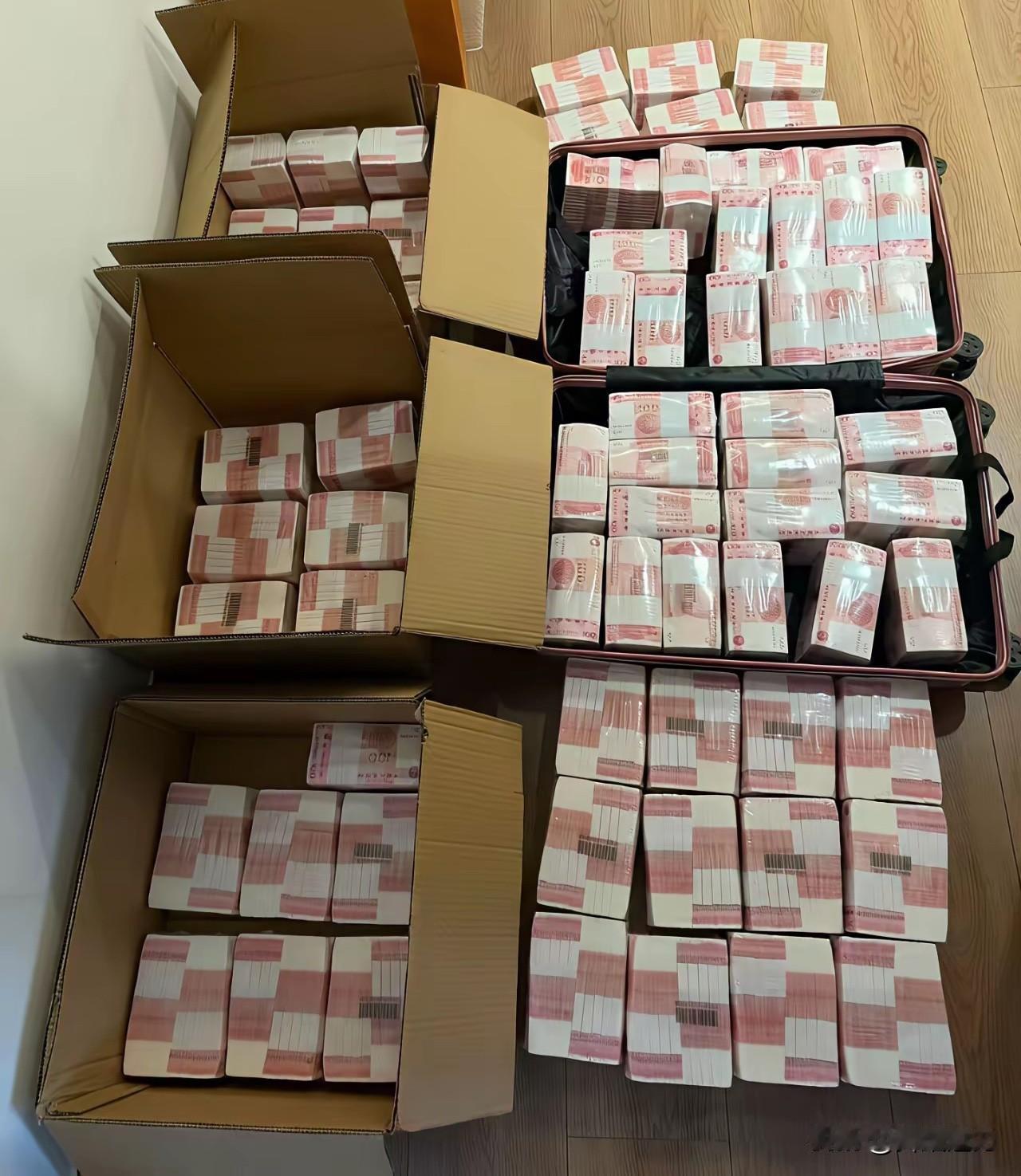 老公的工程款终于批下来啦，下午全数拿回家啦！

苦日子终于到头了，不用天天奔波折