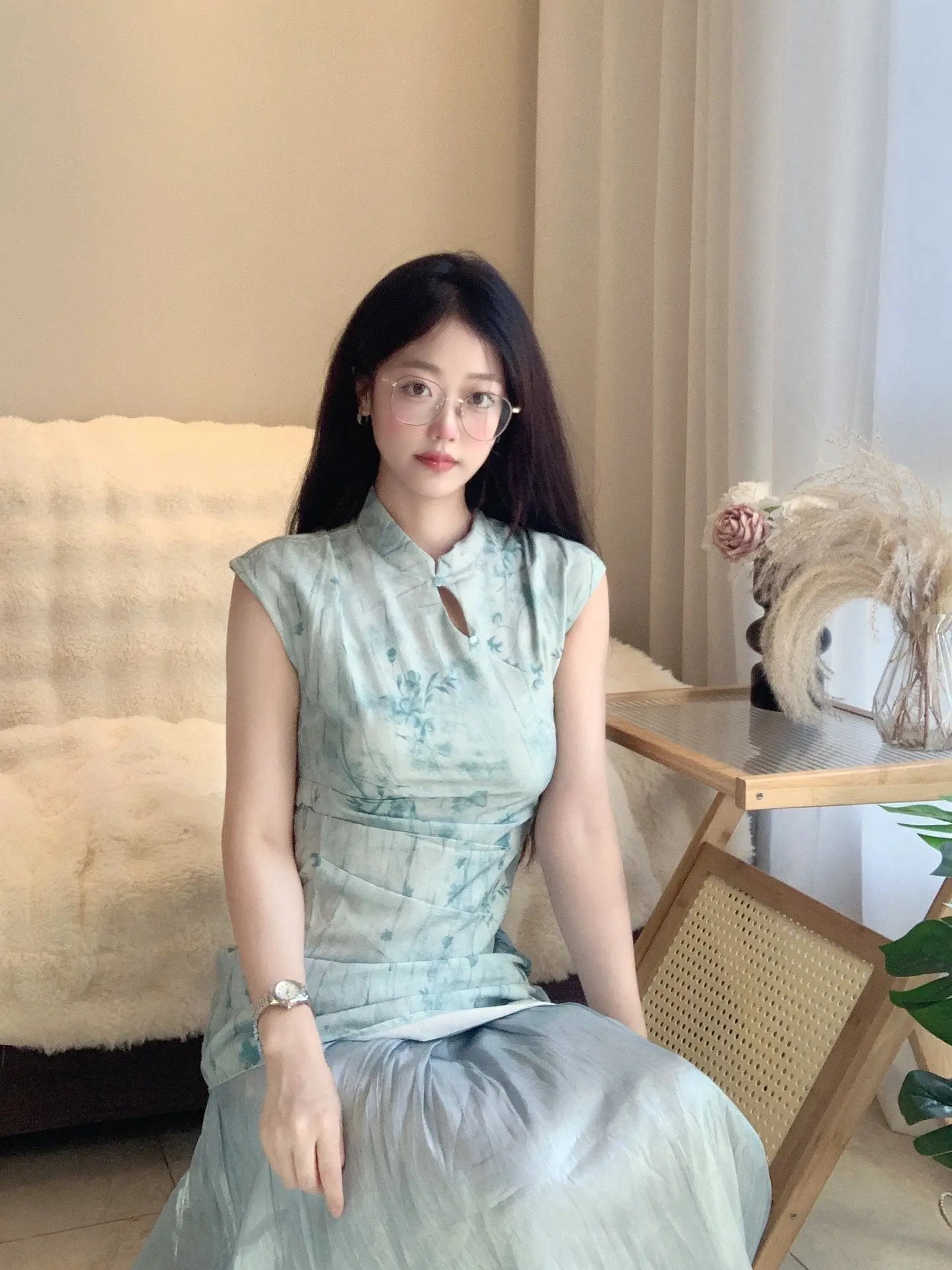 穿搭 这谁顶得住啊 氛围感 原相机 旗袍