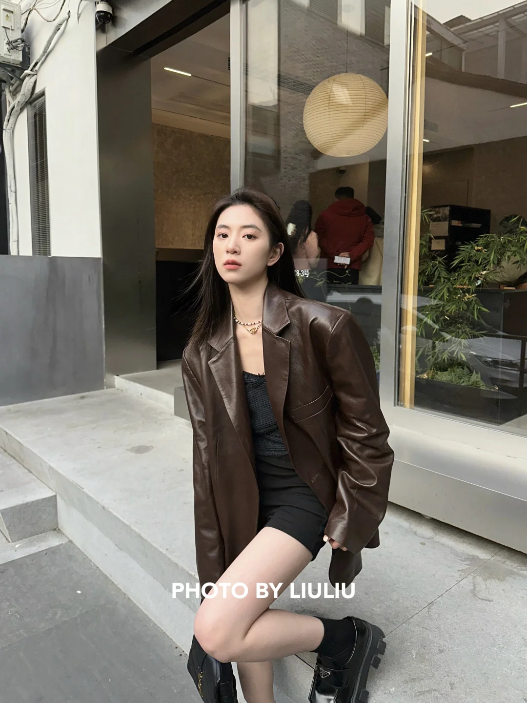 穿皮衣的季节要来啦📸️手机摄影师