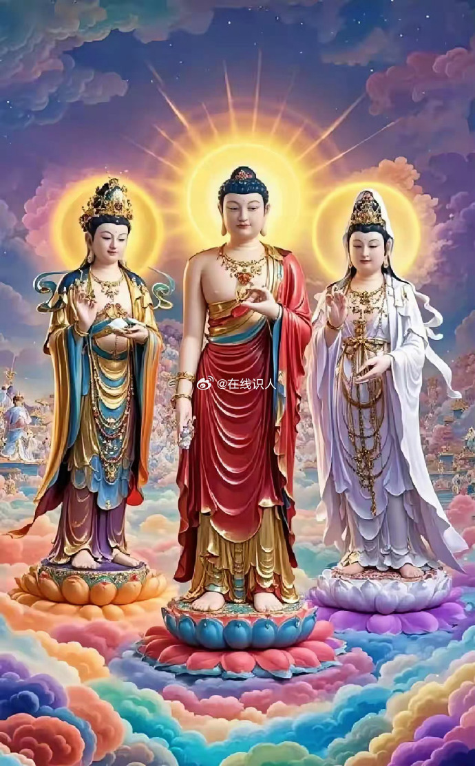 遇到三大菩萨一定要许愿，真的很灵的1. 文殊菩萨赐你智慧通透，遇事不慌，前路明朗
