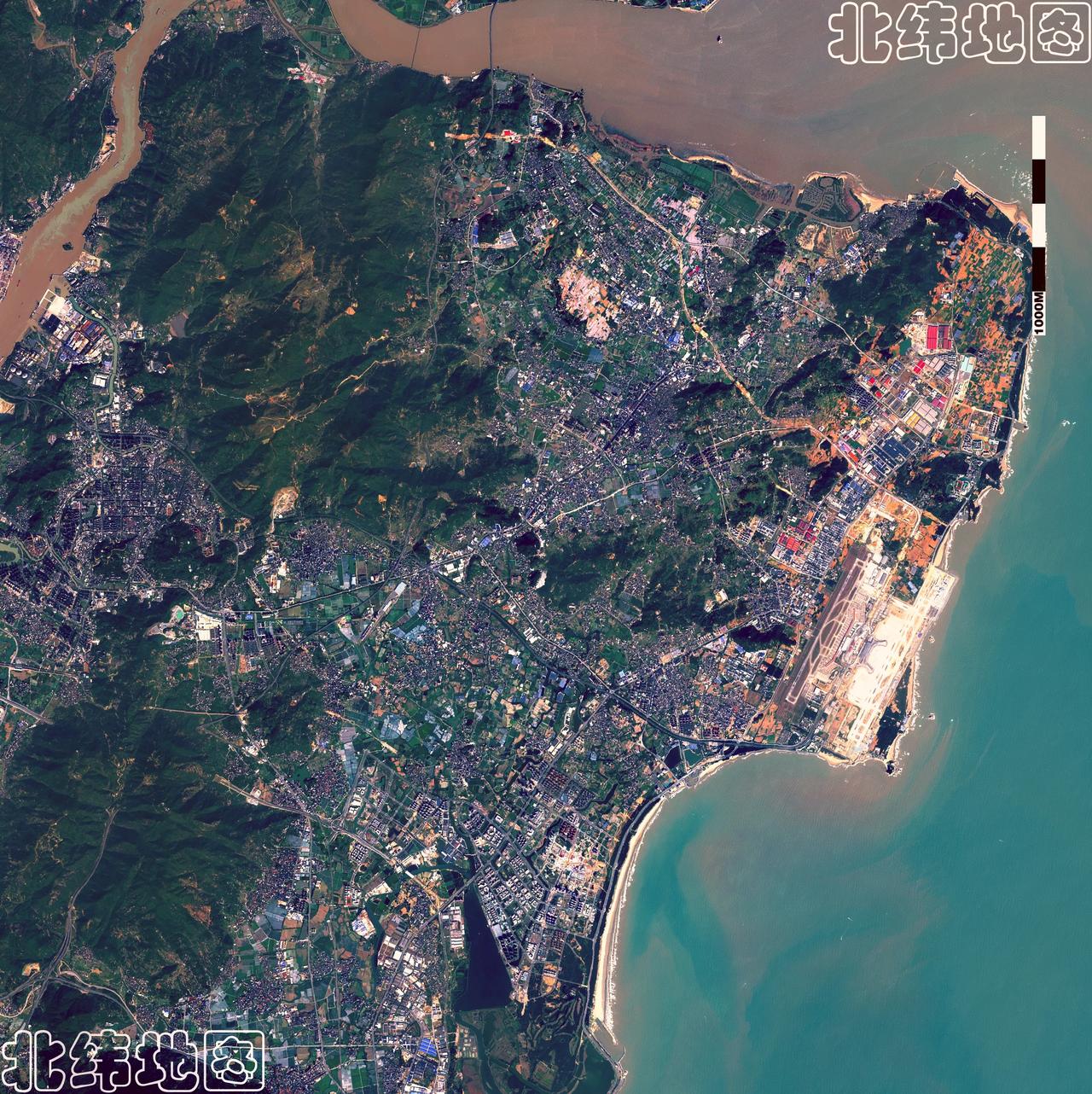 福州长乐国际机场最新卫星图（12.18）