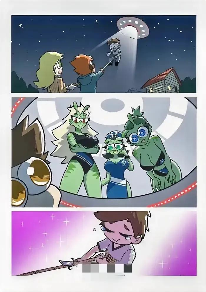 含泪割了外星人绑架自己的绳子[泪奔]