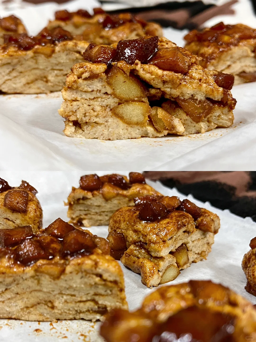 ☀️｜这也太香了❗️酥软❗️苹果肉桂司康🍎❄️