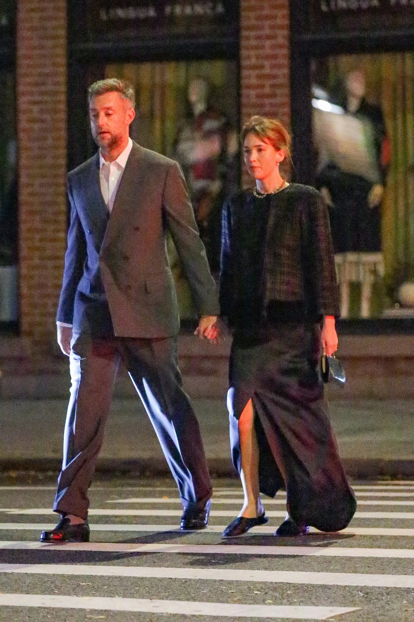 Jennifer Lawrence和丈夫Cooke Maroney 14日纽约外