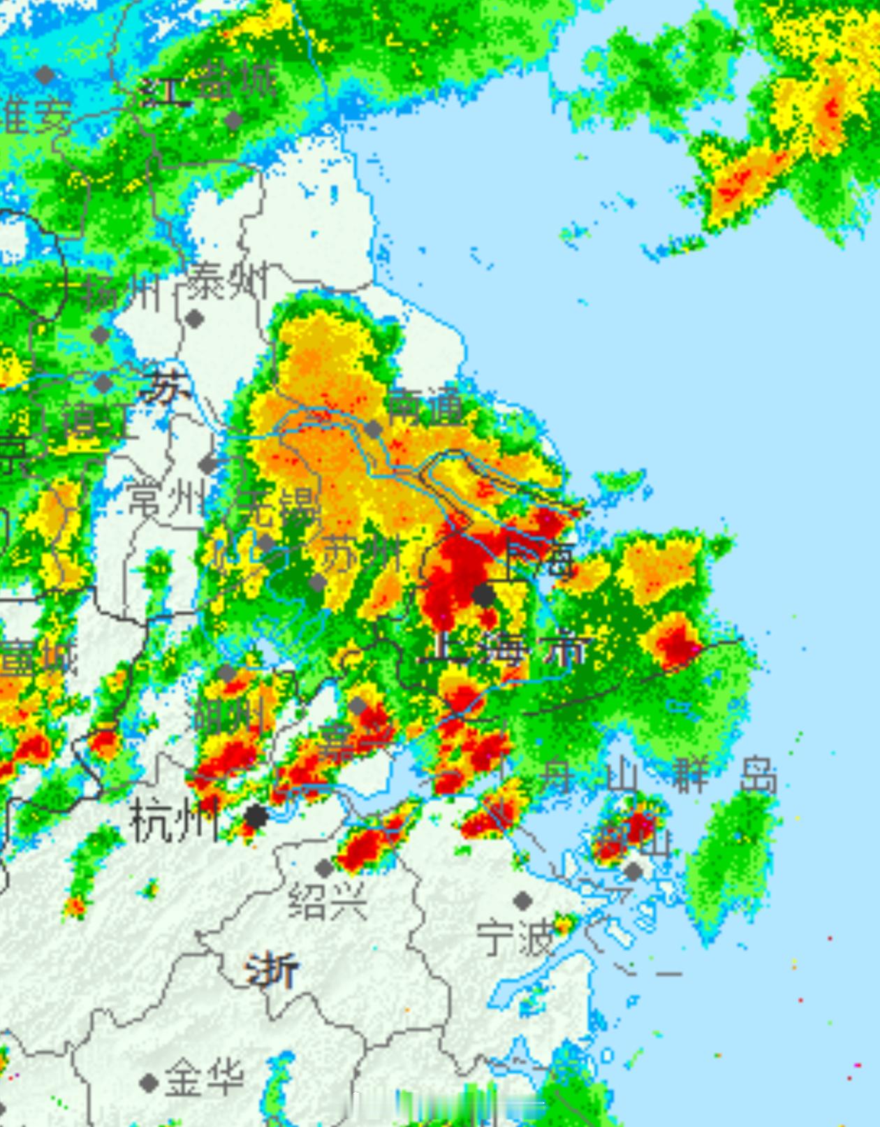 上海暴雨 上海的下班暴雨又来了~ 