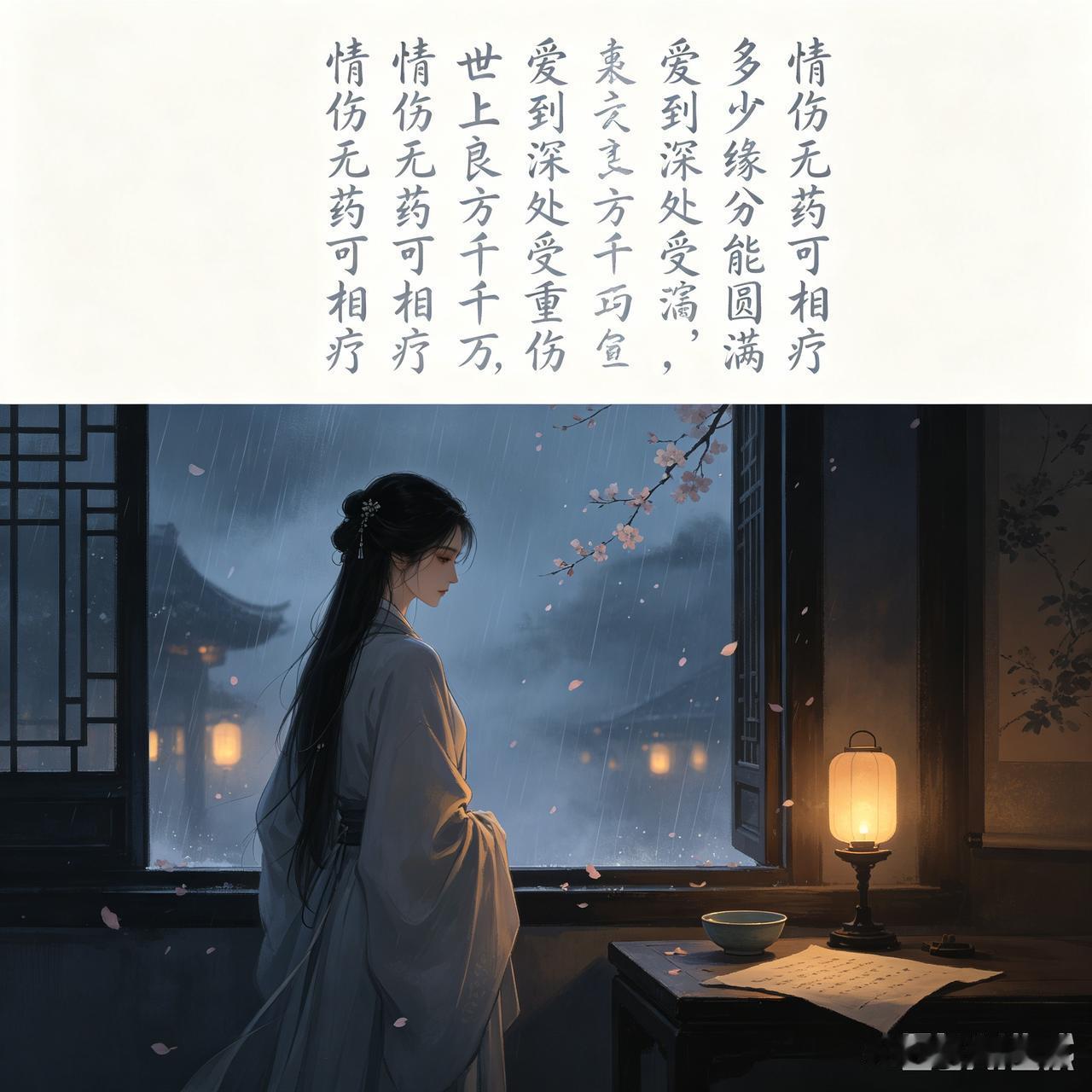 头条创作训练营 《情伤无药可相疗》
多少缘分能圆满，
爱到深处受重伤。
世上良方