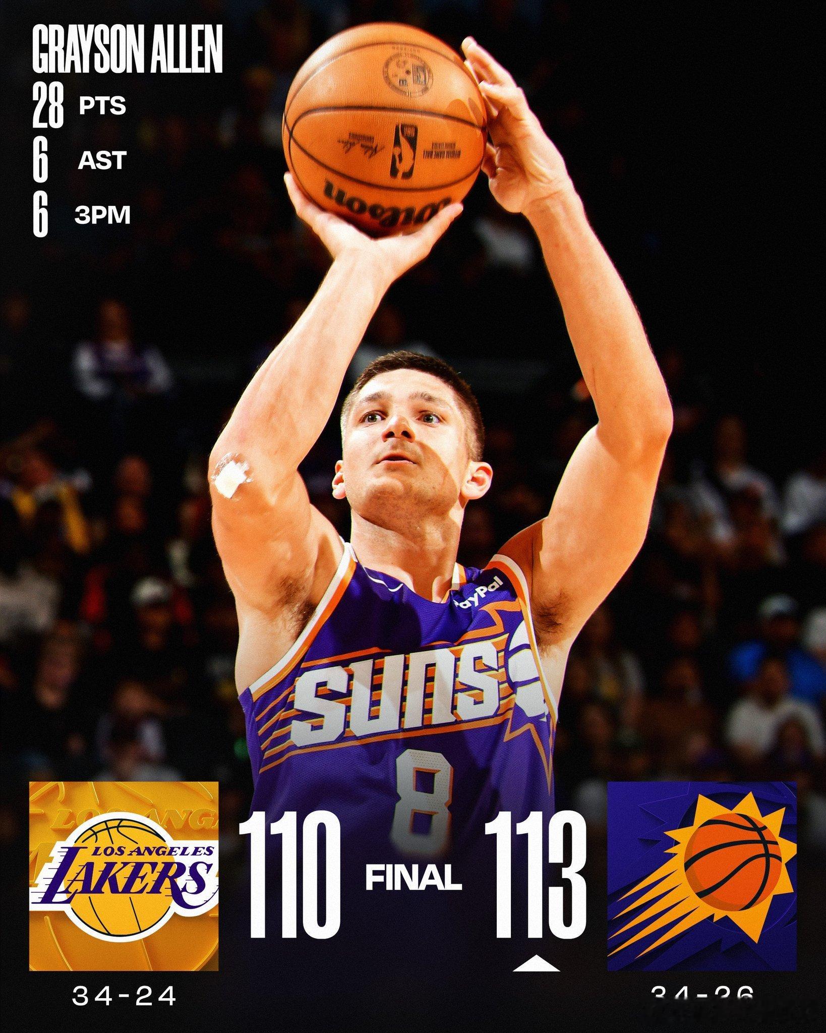 湖人连续两场被绝杀太阳没有布克 没有狄龙 风雪哥发挥失常湖人在天时地利人和都有的