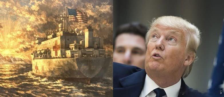 美媒锐评：痴呆症don被揭穿撒谎，谎称在重大国际事件中派出医院船，侮辱了我们的盟