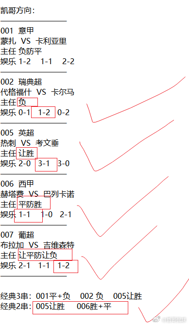 竞彩足球五红4 ​​​