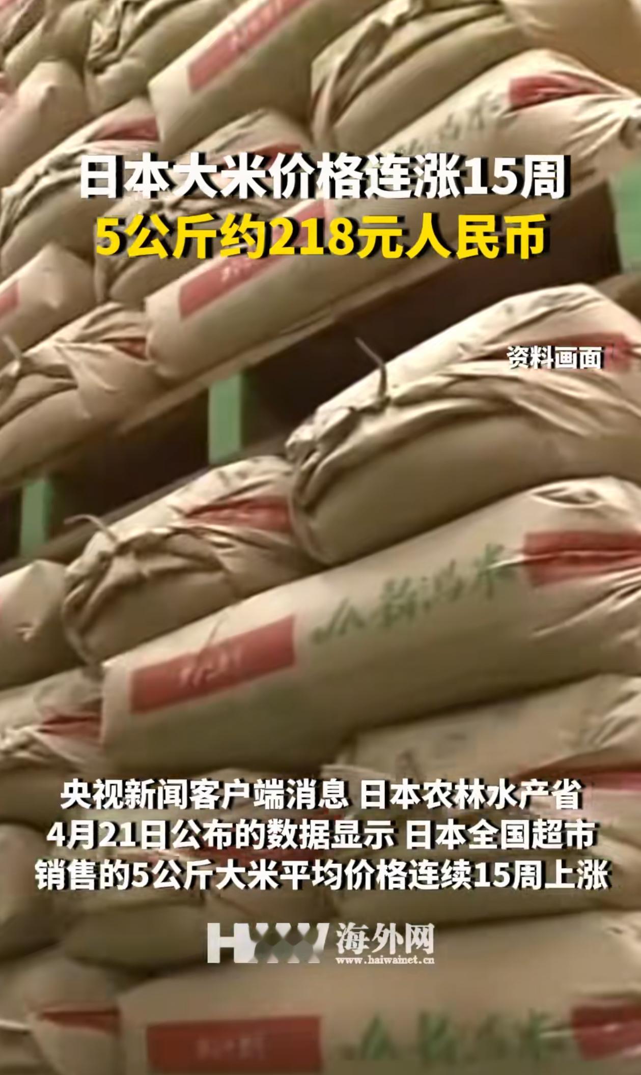 特朗普要求日本进口美国大米和牛肉小日子的大米连续上涨15周了，特朗普这算歪打正着