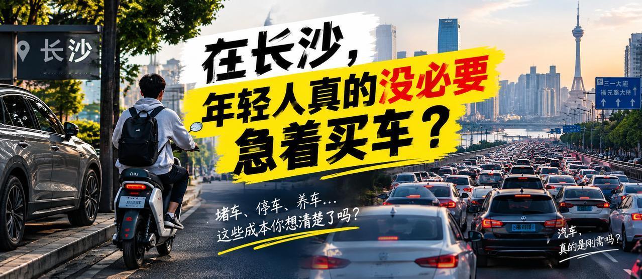 听劝！在长沙，上班族不是想不开真不要买车
听我一句劝，如果你没结婚生娃真没必要买