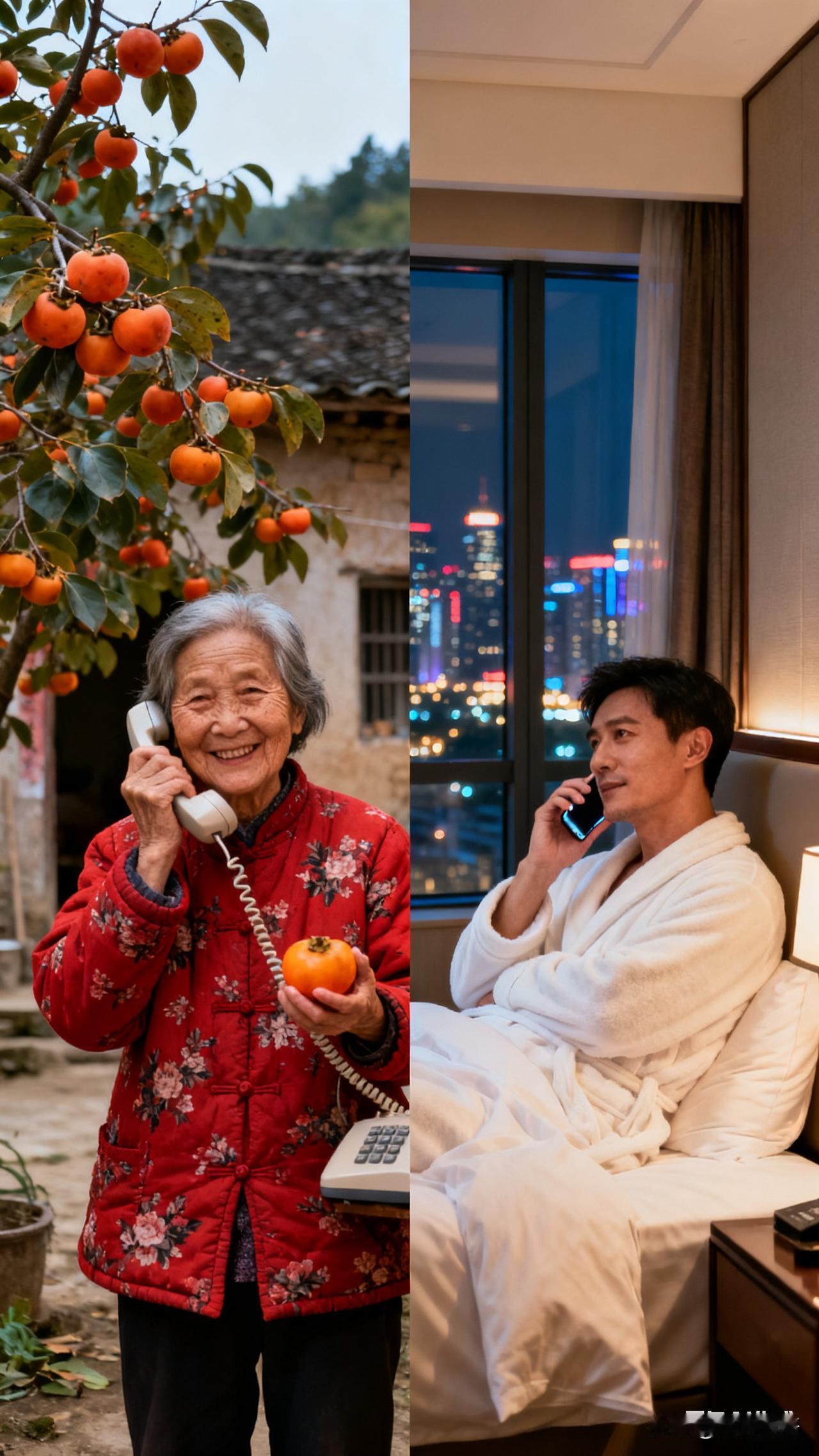 在父母面前，我们永远都是孩子
老妈打来电话，问我有没有穿秋裤？我笑着说：“妈，我