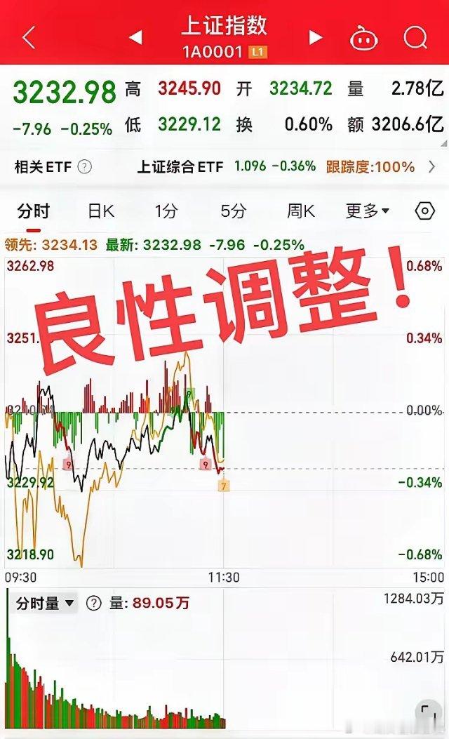 午评：反弹未结束，调整蓄势！指数昨日冲高今日股份个股有兑现需求，目前来看调整很正