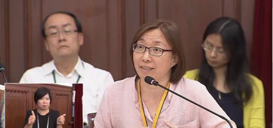 “台湾永远不可能回归中国，只要有我在，这件事情就绝不会发生”。这句话说的非常霸气