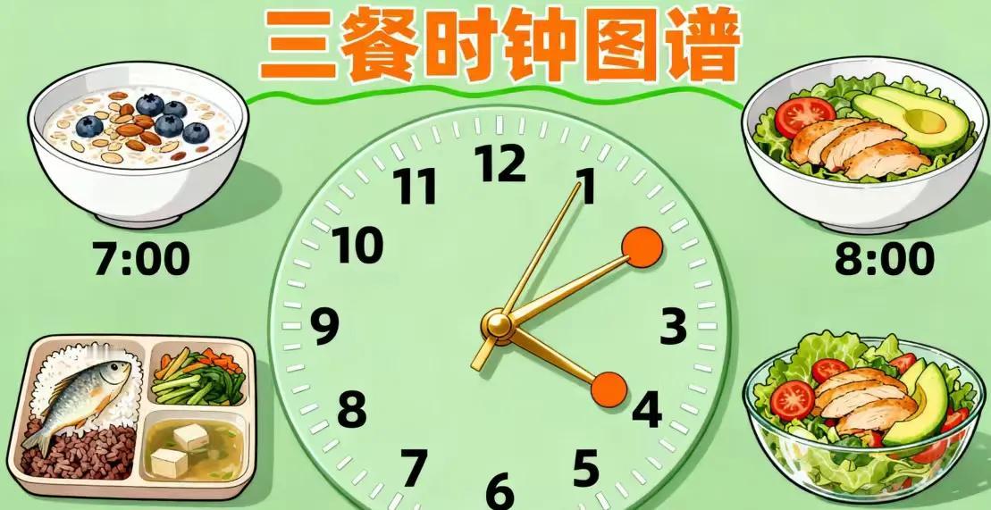 三餐时钟图谱：找到你的黄金用餐表，比吃什么更重要


晚上七点，写字楼里的外卖盒