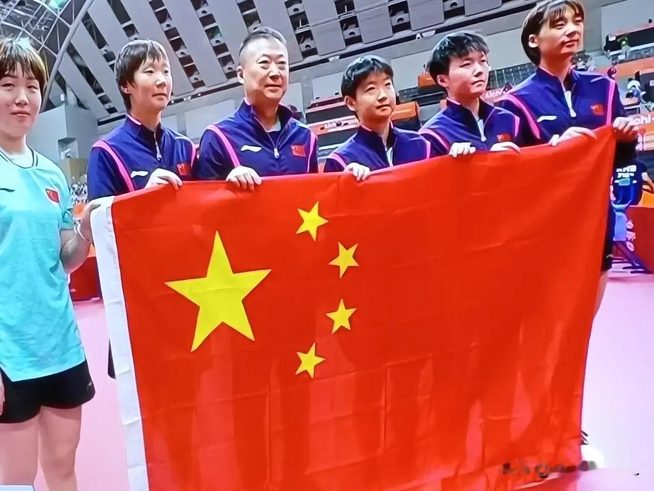 国乒女团卫冕成功！亚运女团六连冠到手

决赛碰上日本队，这一路打得人心都提到嗓子