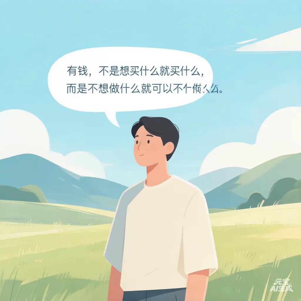 钱最大的用处是什么?

很多人以为，钱最大的用处是买东西。其实不然。钱真正厉害的