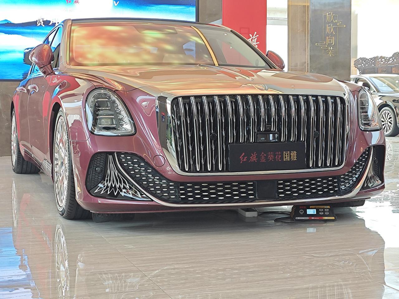 两台自主品牌高端车型代表了两种性格的高端，一台走新能源路线，后轮转向大到惊人，车