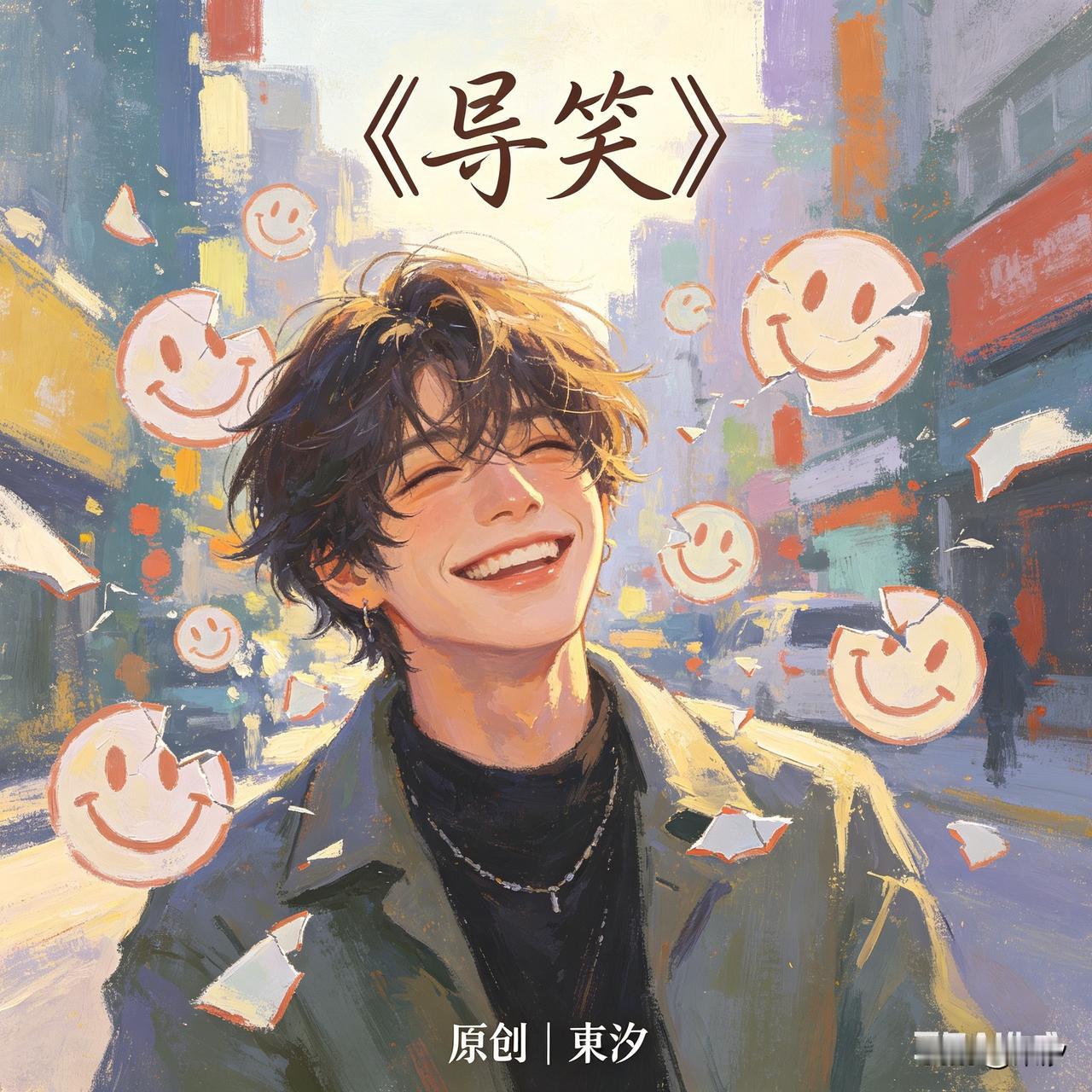 《导笑》
原创 | 東汐

时光荏苒，​发现
笑已不再发自细胞
每一帧表情
都被