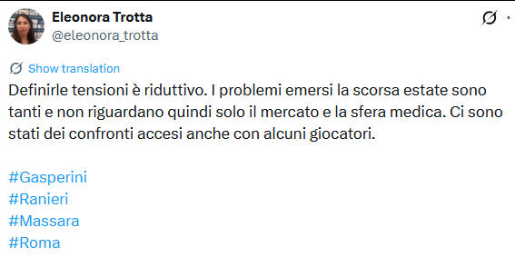 最近媒体们也在渲染特里戈里亚内部的紧张关系，甚至用紧张来形容可能都太轻了。加斯佩