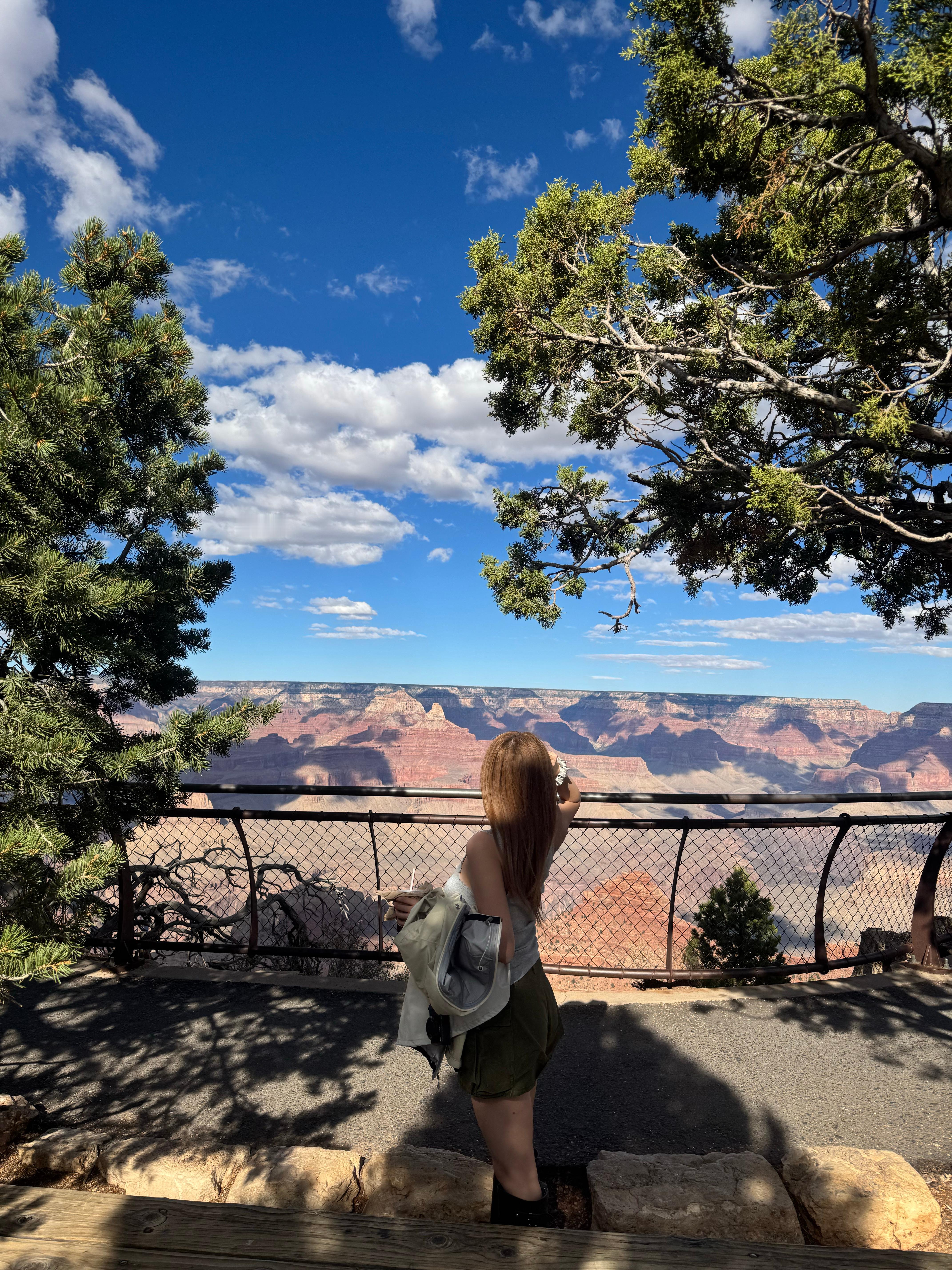 🌍🌊🌪️Las Vegas adventure大峡谷徒步看到了粉色落日鲍威