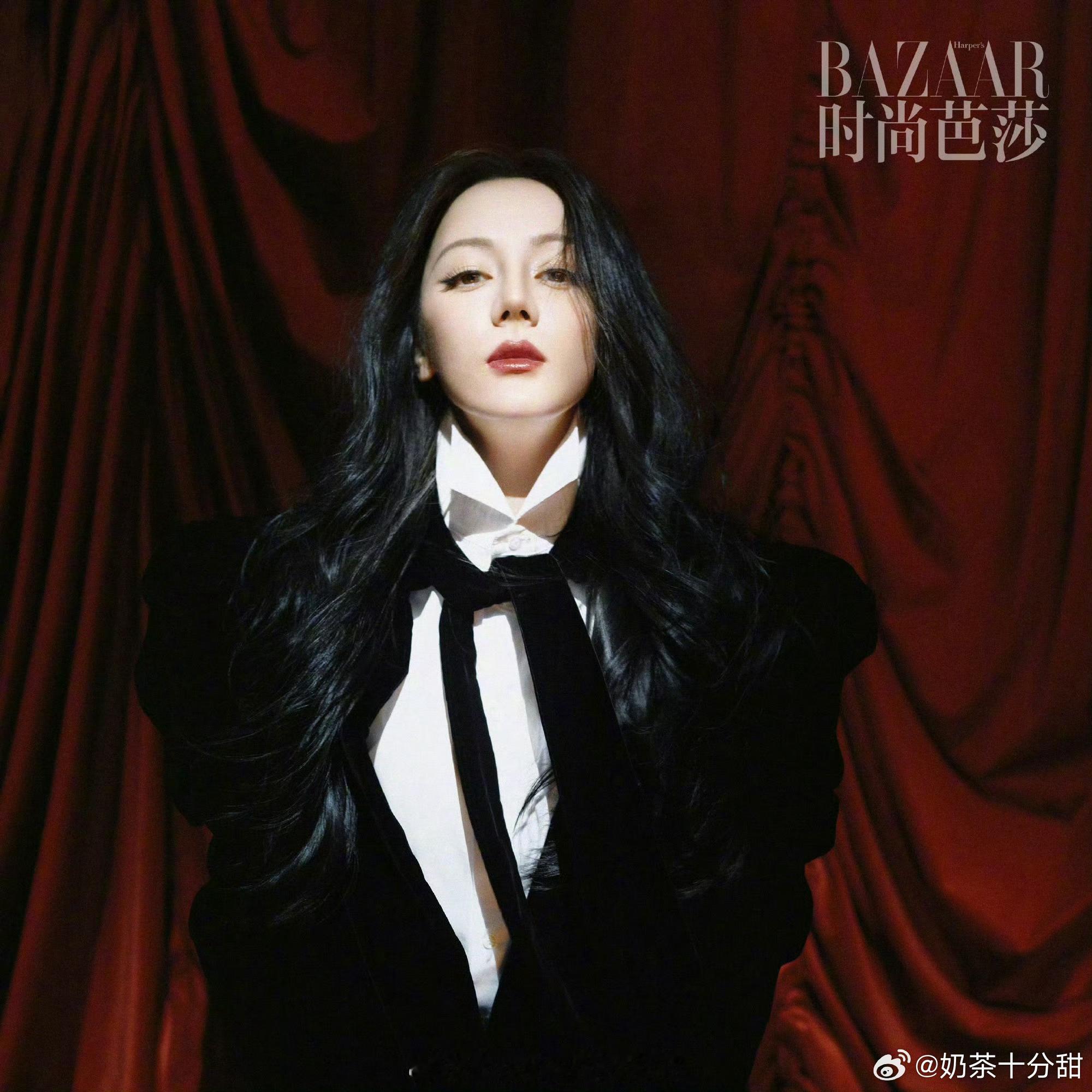 迪丽热巴时隔三个月再登时尚芭莎开年刊三个月从金九到开年刊，三年三本不同的五大开年