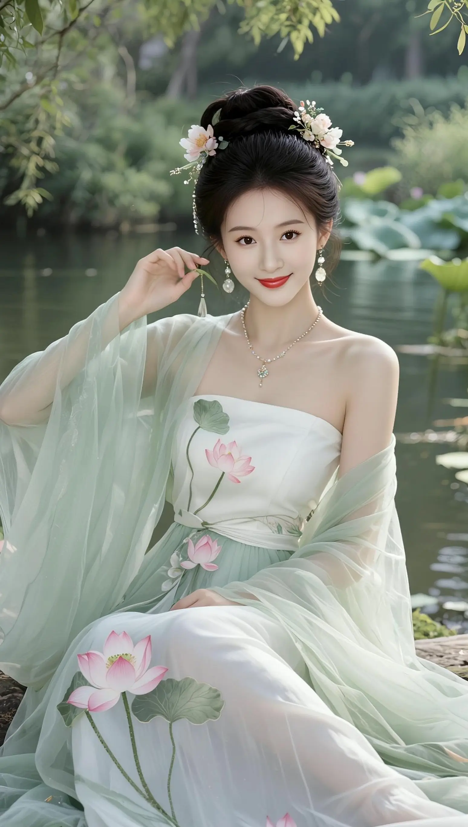 AI荷韵古风照 ai创作