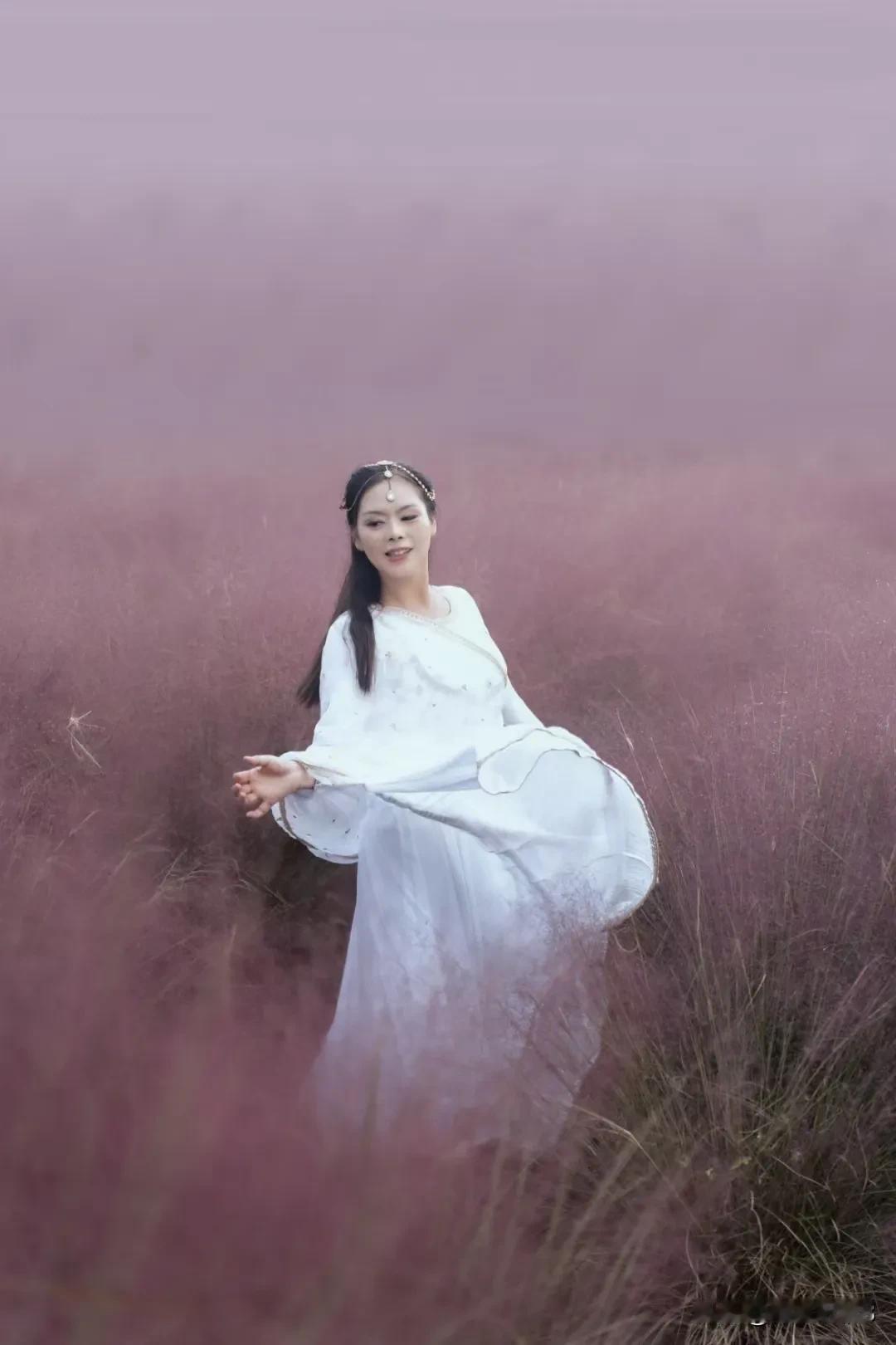 《秋意中的粉梦幽思》
（原创首发）陋室听秋/文
 
在那被粉色晕染的梦境之境，柔