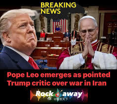 川普和教宗公开冲突升级 美国总统 Donald Trump 与 Pope Leo