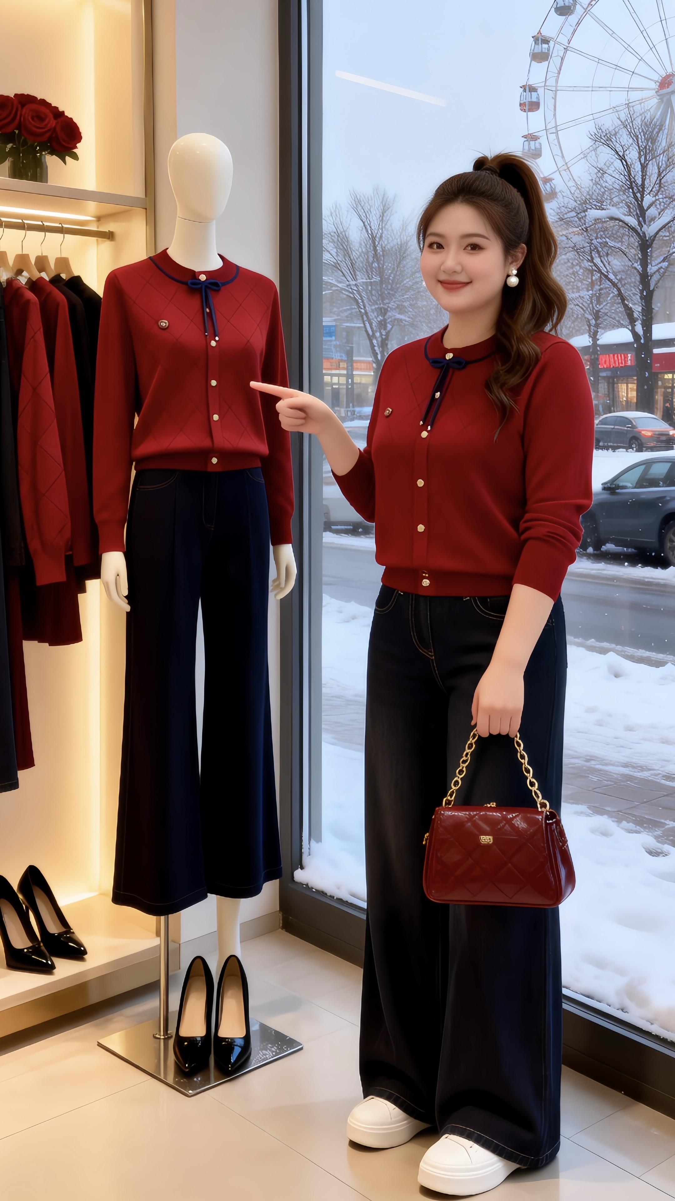 我已经想好过年怎么穿了 开启我的2026穿搭第一弹 脱下外套也体面的秋...