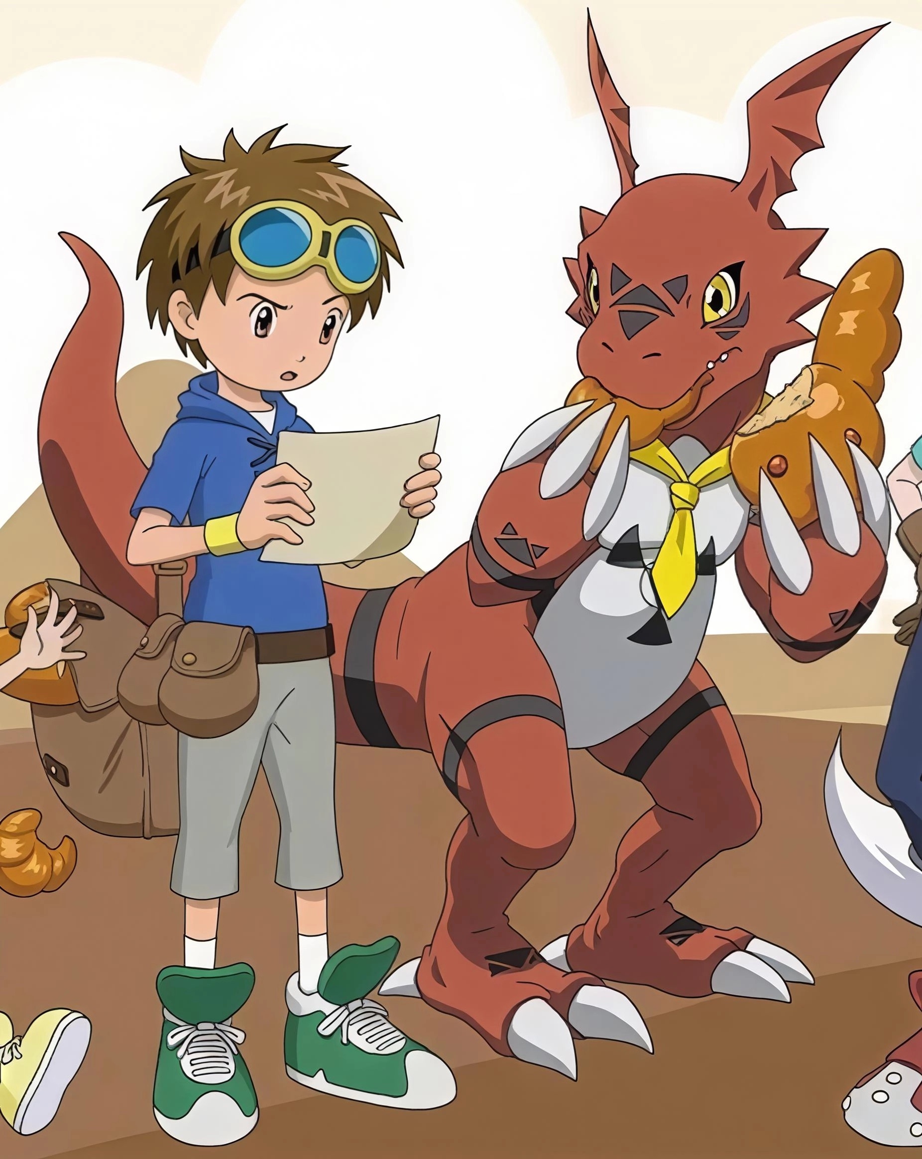 数码宝贝三代 宝藏猎人主题 新周边立绘～ 