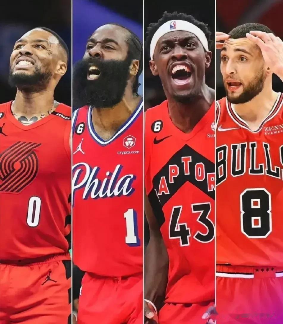 NBA自由市场上还剩4条大鱼，这几人组一队都能争夺总冠军！
1.利拉德  交易概