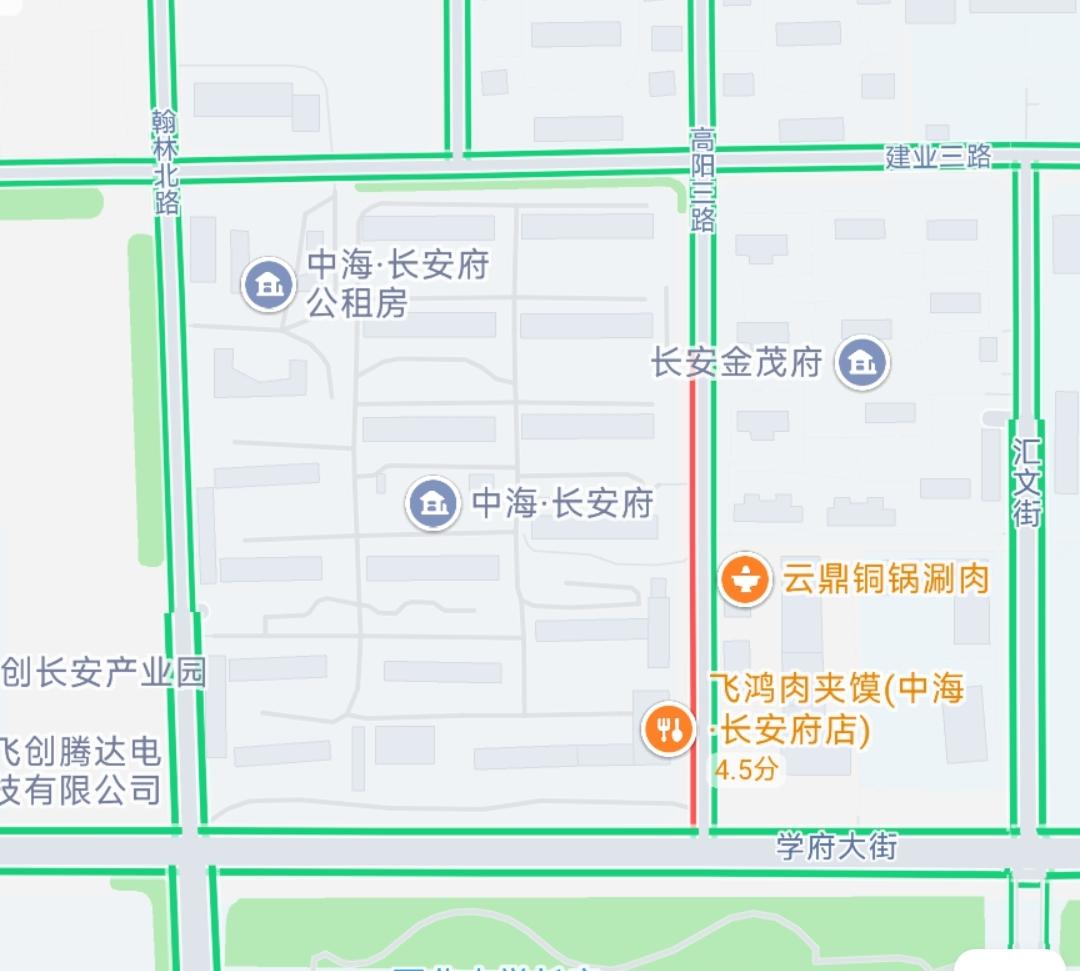 西安地铁7号线如果开通了，受益的一定是西北大学长安校区这边。
前两天开车路过西北