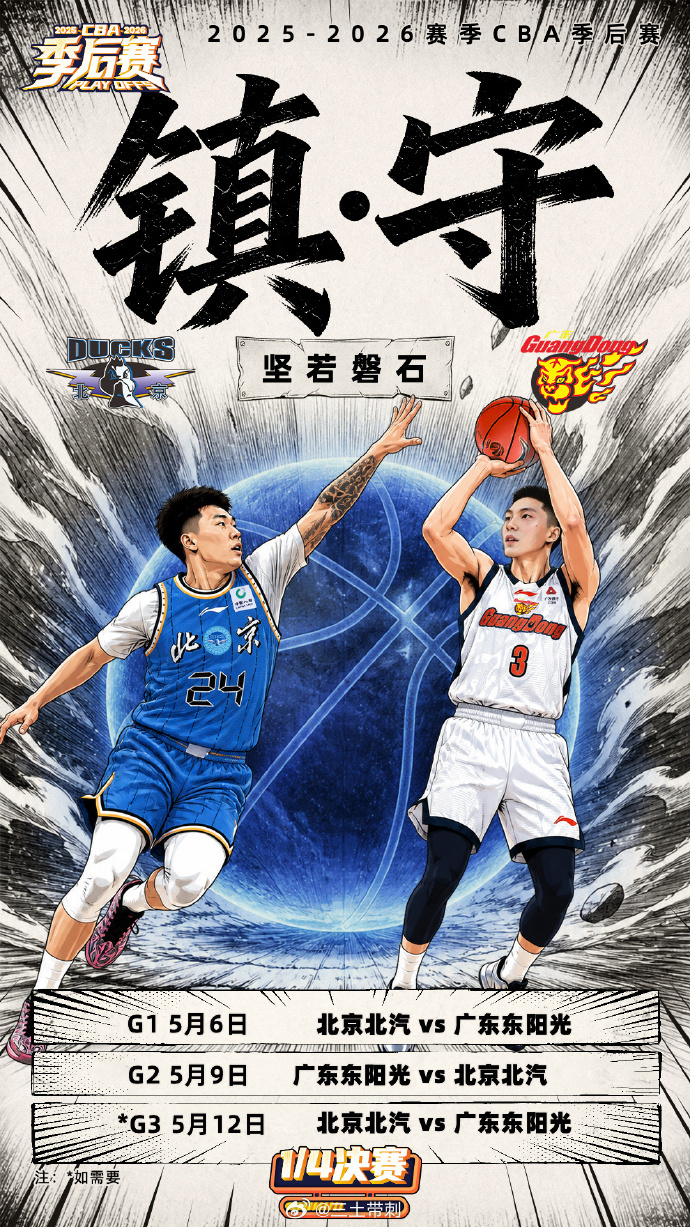 cba季后赛 来了来了