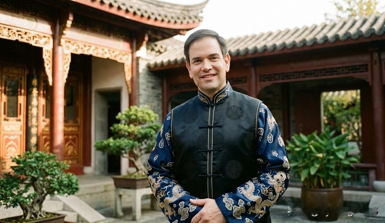RUBIO WHO?
卢比奥是谁？
嗯！他叫"MARCO LU"（马可·卢）[黑
