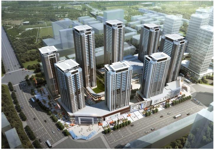 大理泰兴市场提升改造项目二期规划调整：类板式布局优化居住空间。（图片为效果图）改