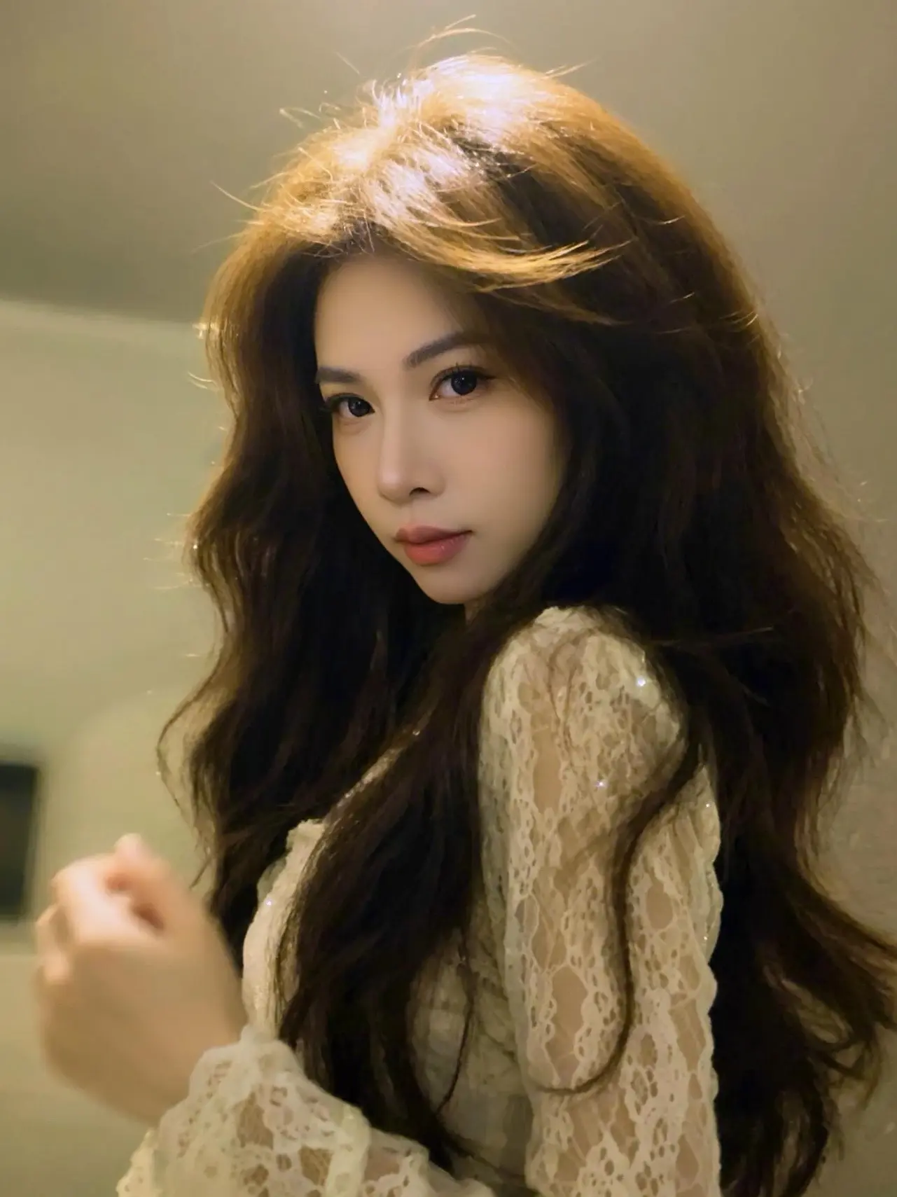 纯欲天花板 长发女神 温柔杀系列 氛围感女神 一张初恋脸