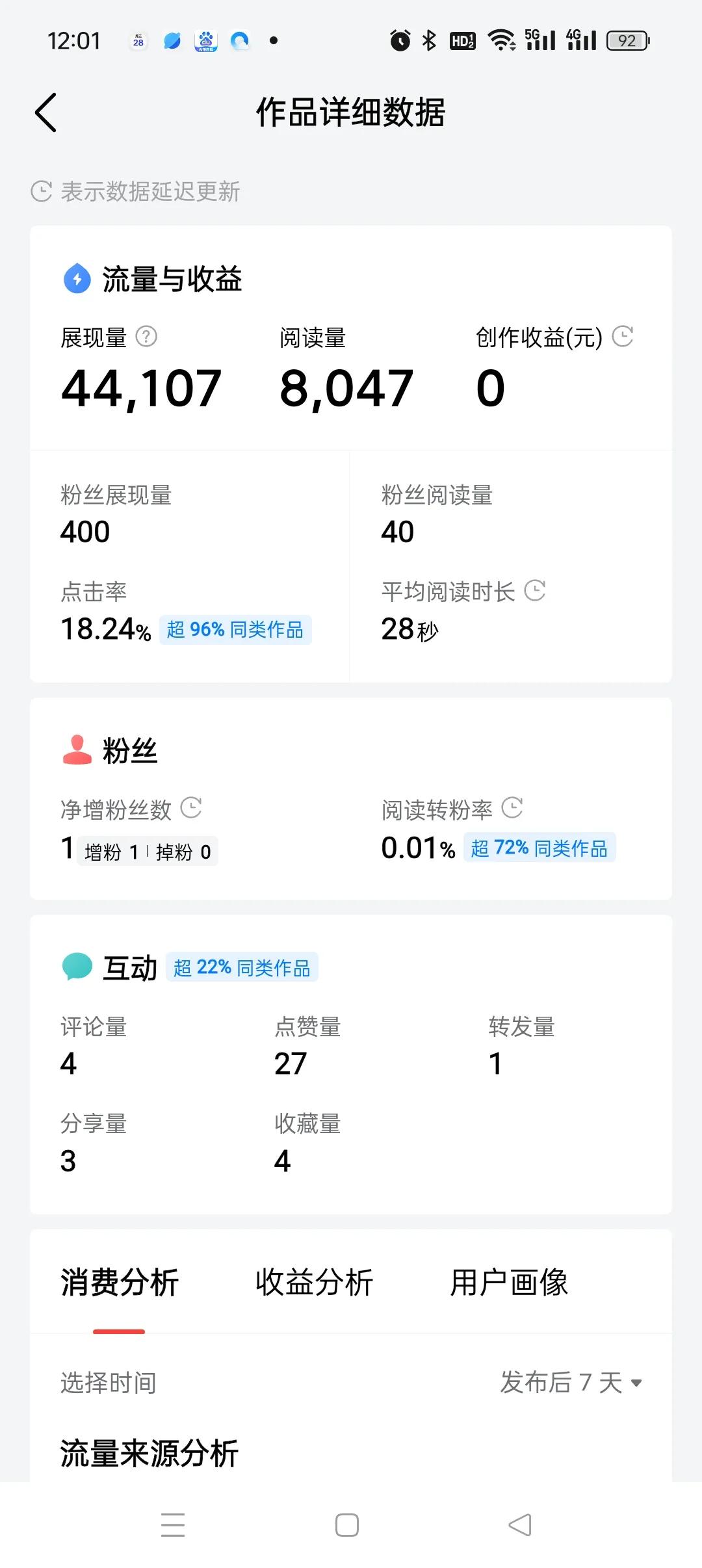 写头条这泼天的收益，你们也有吗？