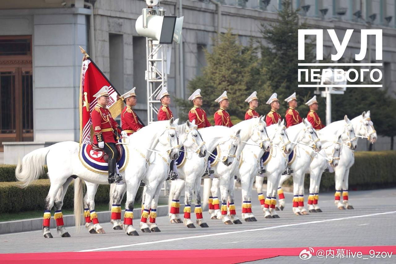 朝鲜举行盛大欢迎仪式欢迎白俄罗斯总统卢卡申科访问朝鲜 