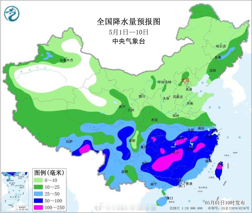 气象观察团【上旬主要天气过程】预计5月1-3日，青藏高原、西北地区东部、华北、黄