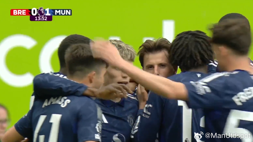 加纳乔横传助攻，芒特跟进破门⚽曼联1-0布伦特福德ManUtdspot[超话]布