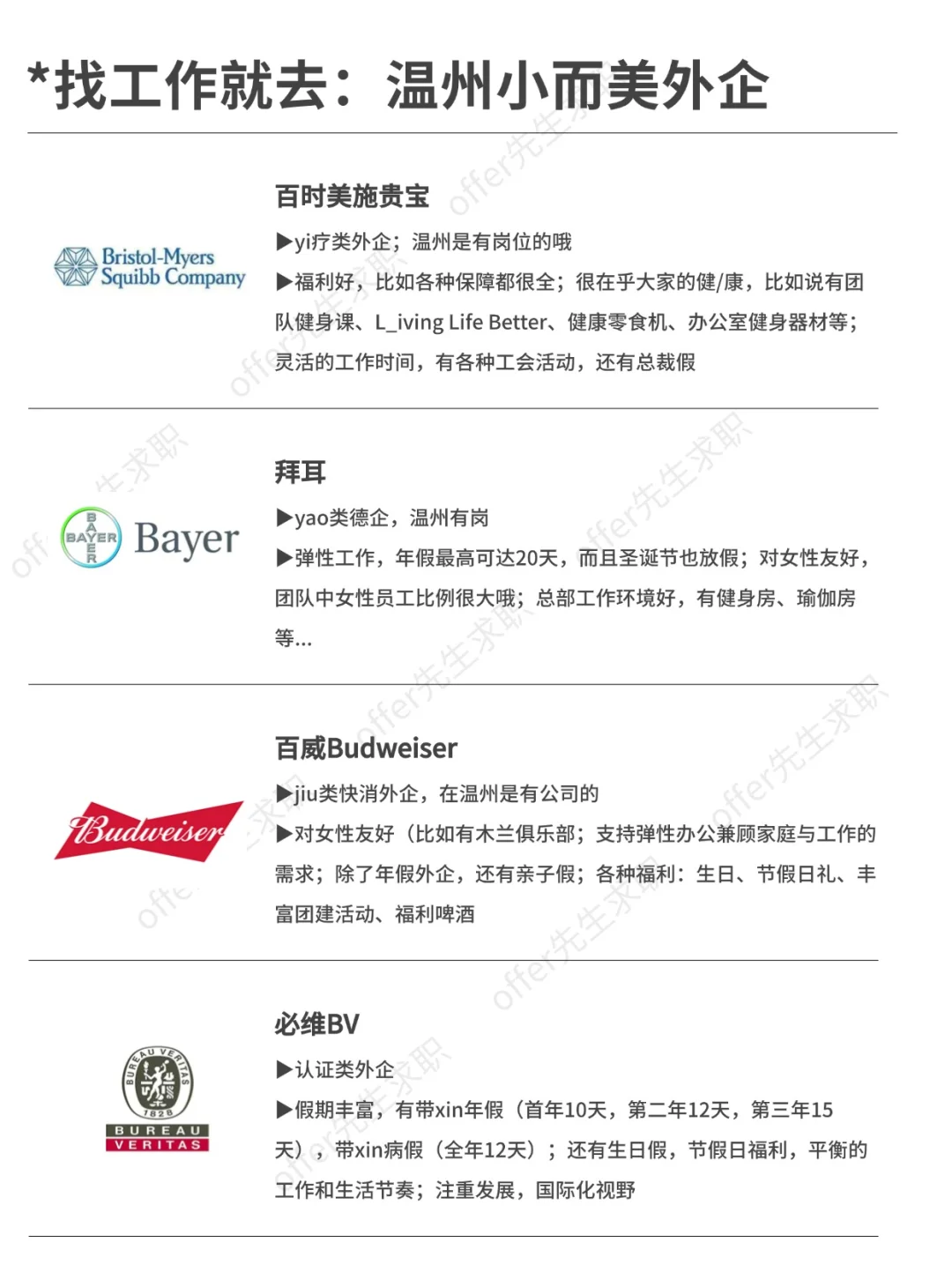找工作就去：温州小而美外企