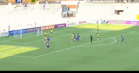 日本U20女足小组赛最后一场5：2大胜澳大利亚U20女足，日本女足第5个进球真的