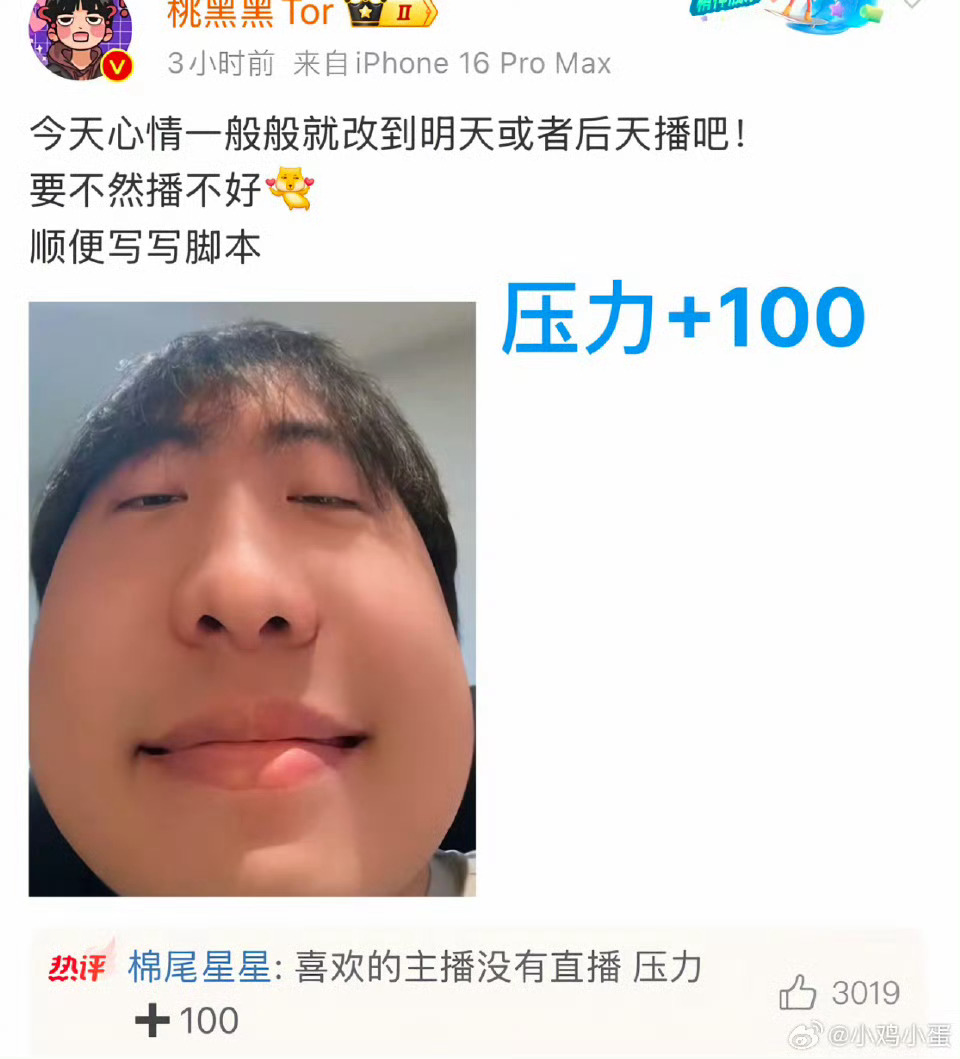 桃黑黑 不直播坠子不直播 压力➕100 ​​​